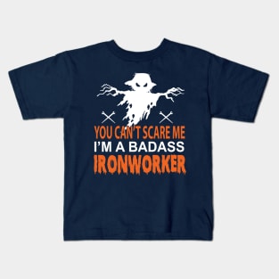 Ironworker Can't Scare Me Kids T-Shirt